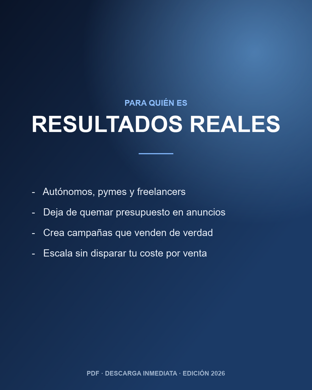 Meta Ads Desde Cero — para quién es y resultados